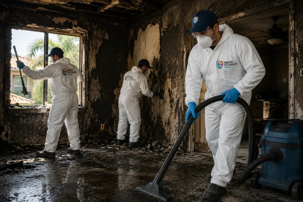 fire damage restoration in naples