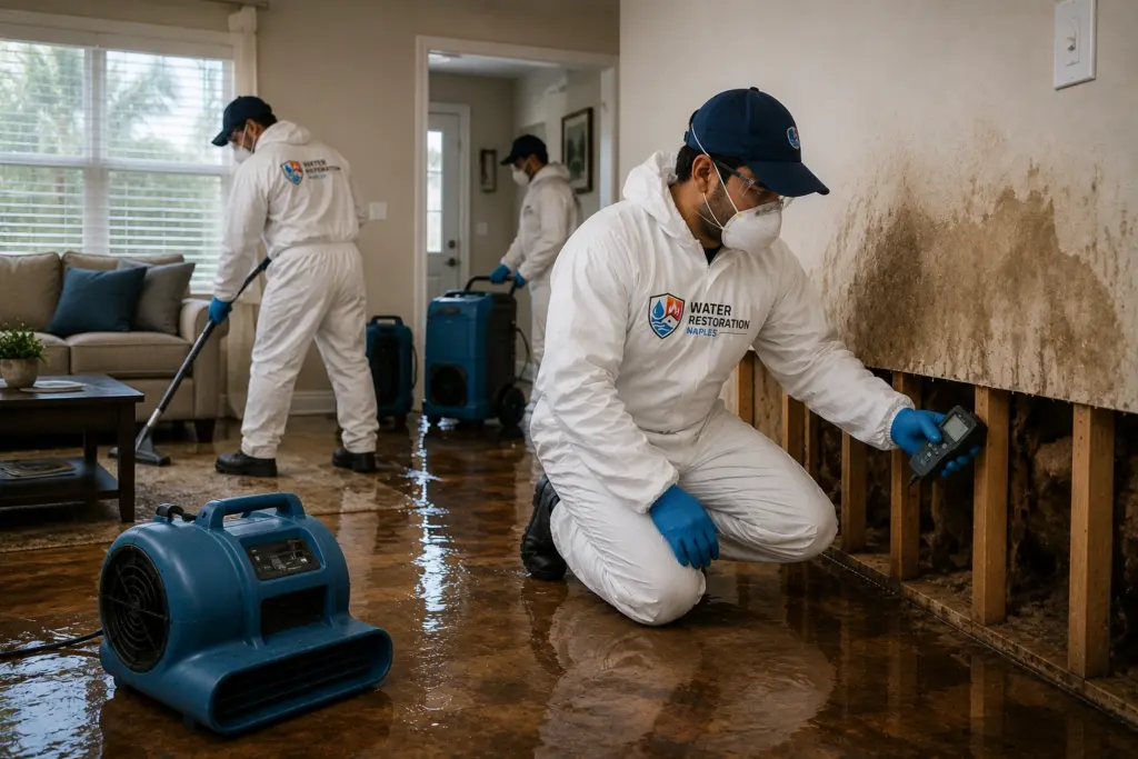 water damage restoration service in naples